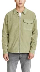 Schnayderman S Long Sleeve Zip Moleskin Shirt