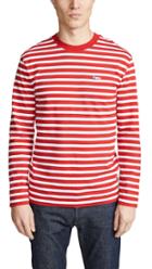 Maison Kitsune Marin Tricolor Fox Patch T Shirt