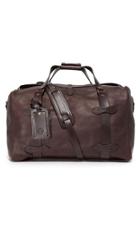 Filson Weatherproof Leather Medium Duffel Bag