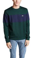 Lacoste Colorblock Crew Sweatshirt
