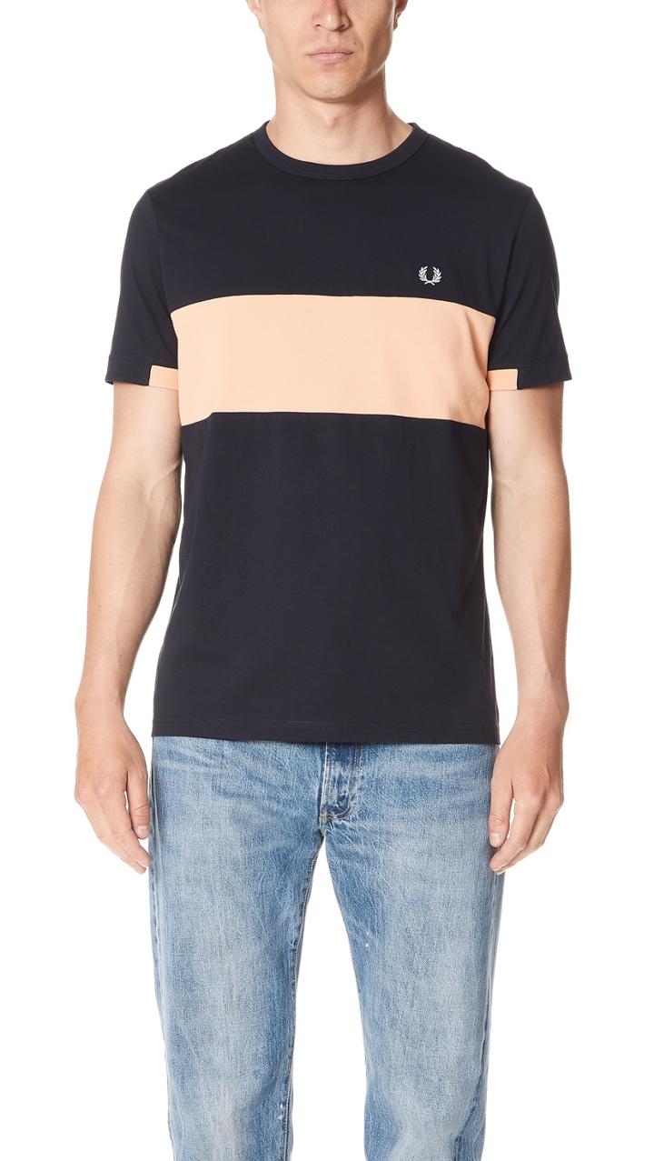 Fred Perry Chest Panel T Shirt