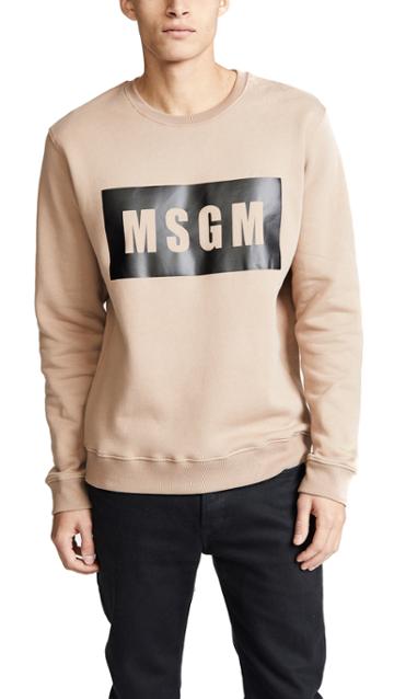 Msgm Msgm Panel Sweatshirt