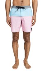 Rvca Spits Colorblocked Swim Trunk