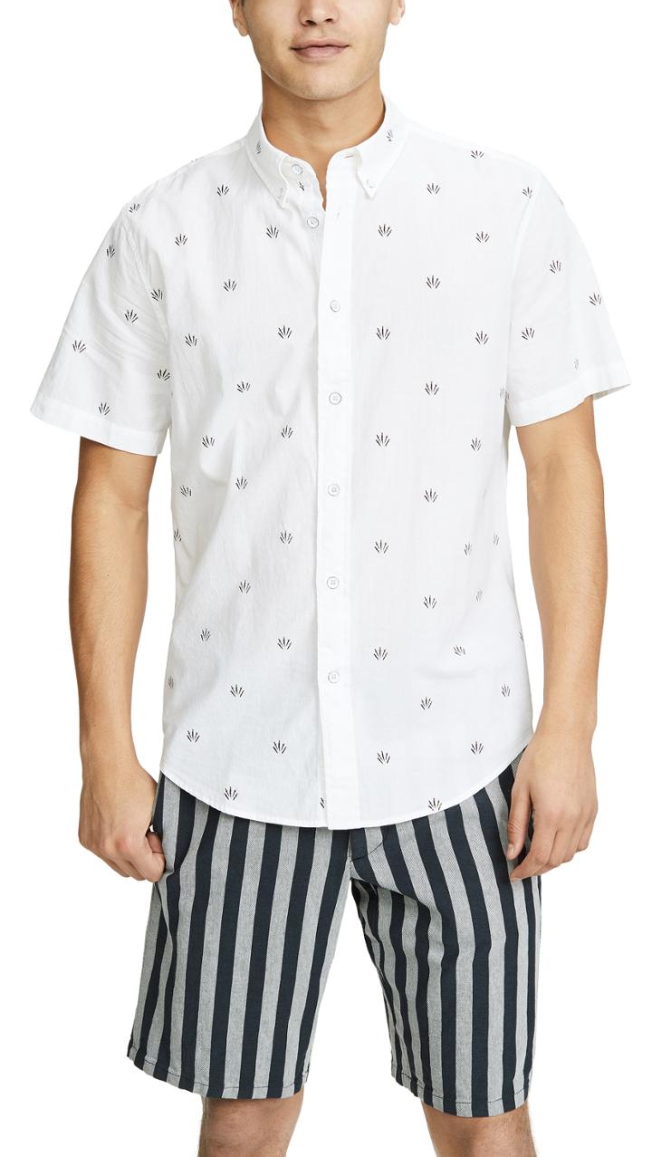 Rag Bone Fit 2 Short Sleeve Tomlin Shirt