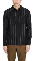 Native Youth Furrow Yarn Dyed Striped Shirt