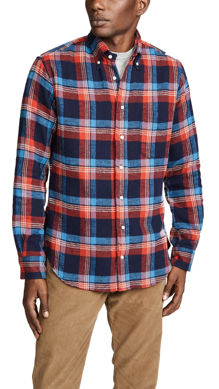 Gitman Vintage Triple Yarn Wyoming Flannel Shirt