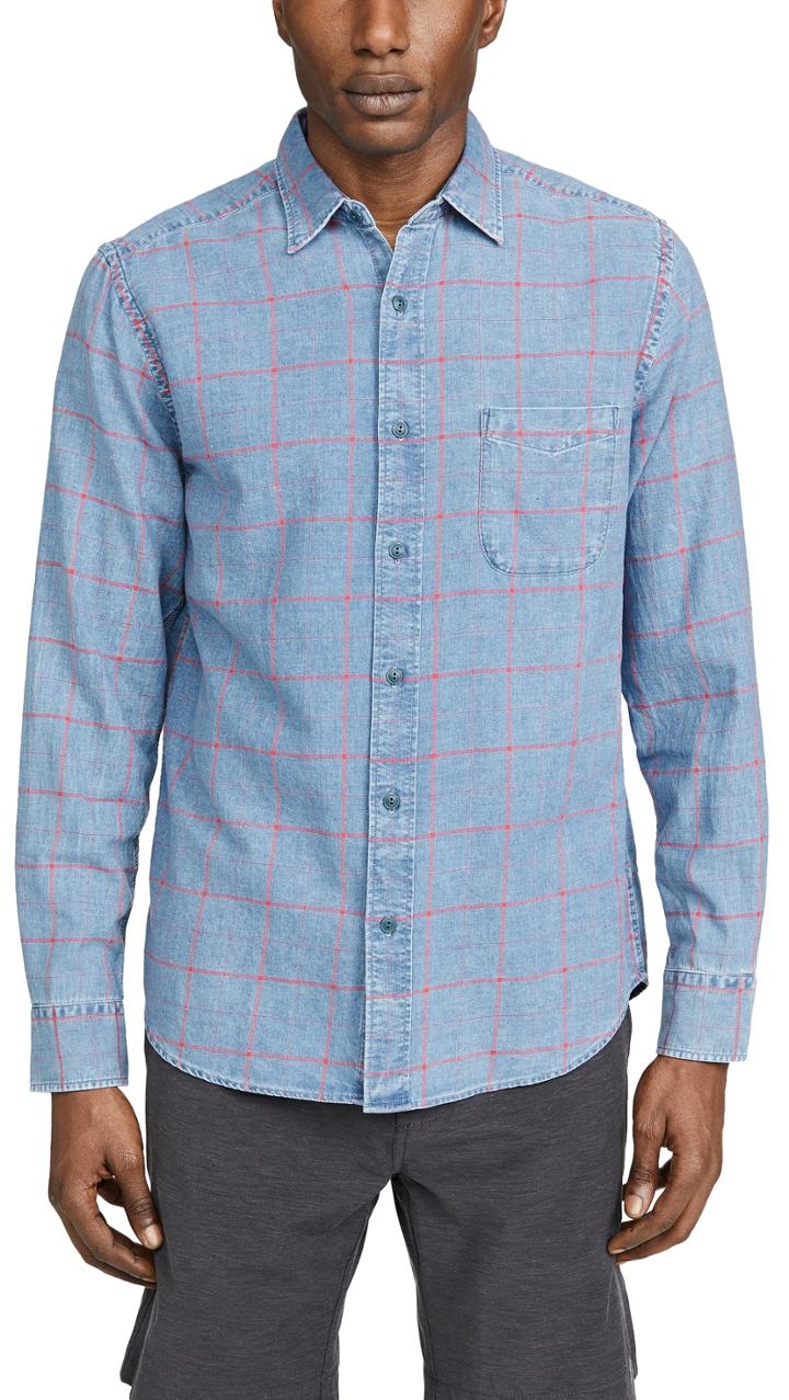Faherty Long Sleeve Ventura Shirt
