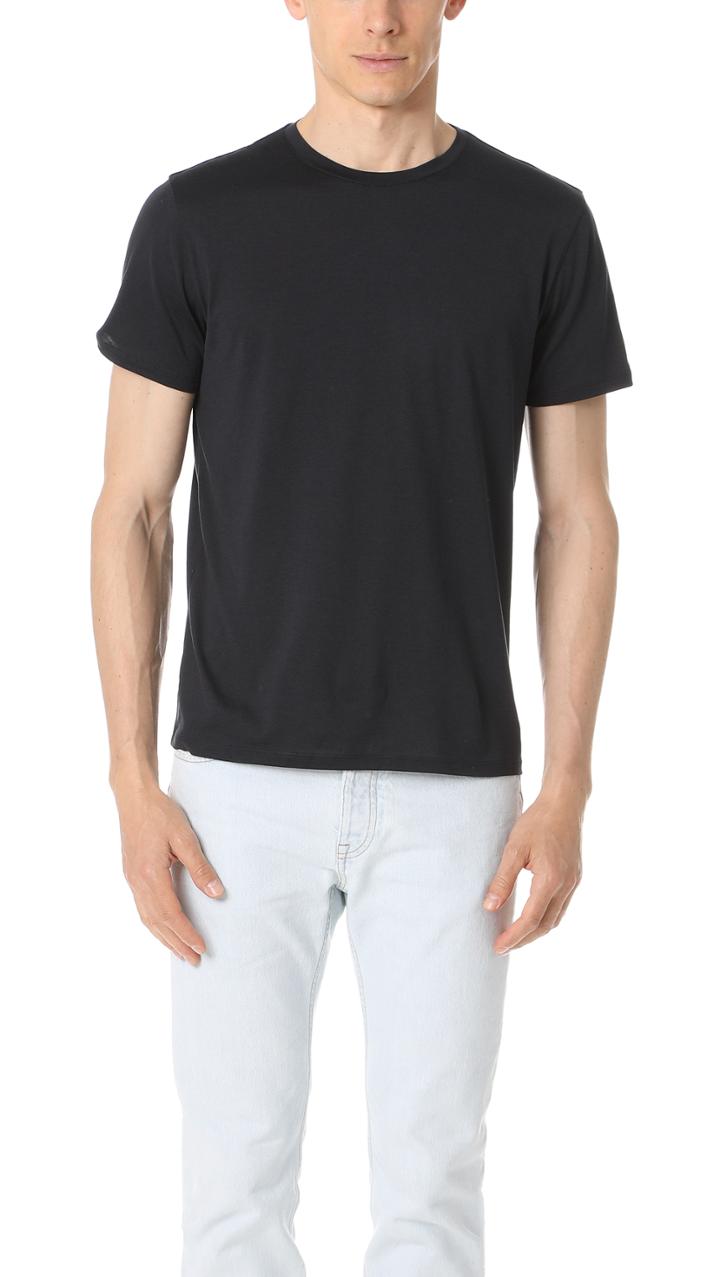 Theory Claey Plaito Crew Neck Tee