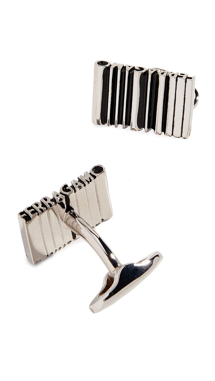 Salvatore Ferragamo Ferragamo Lettering Cufflinks