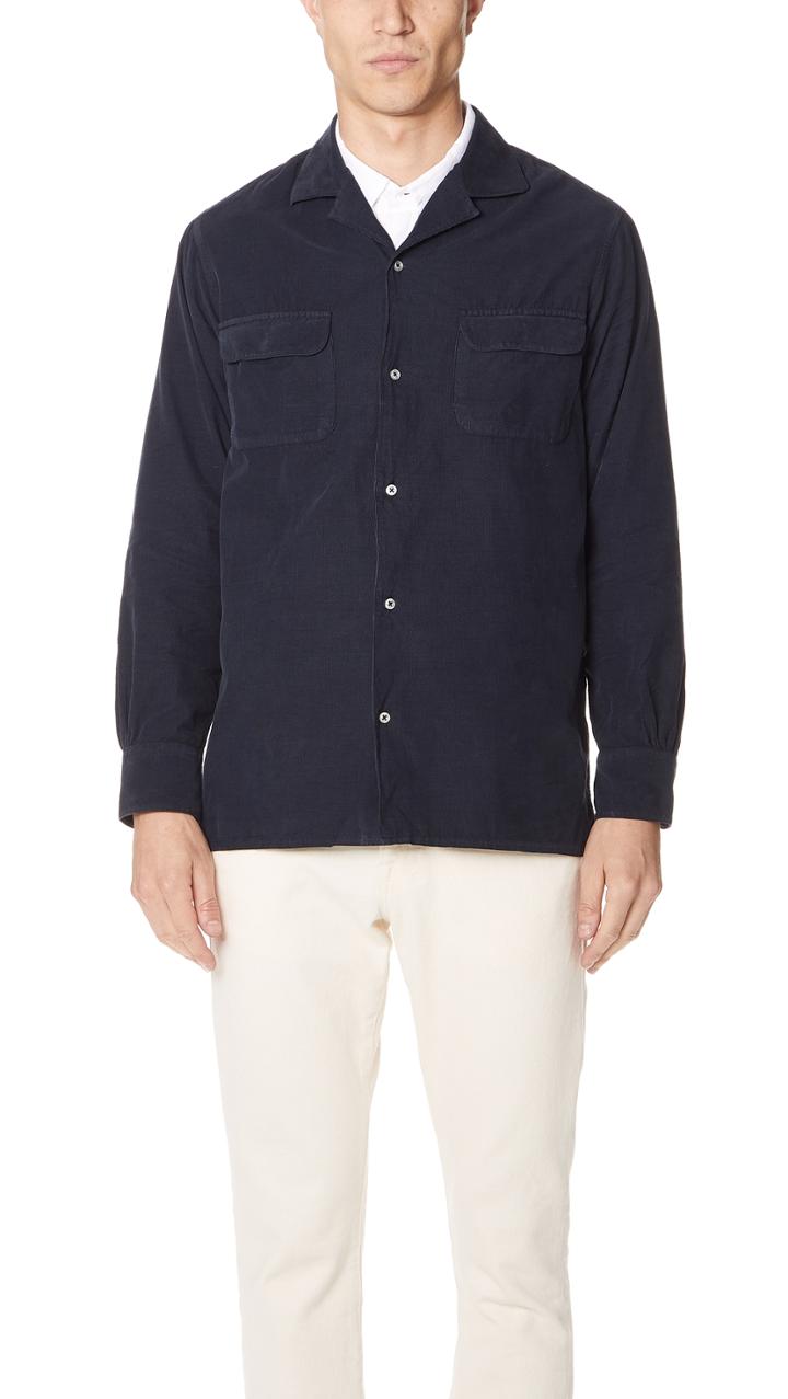 Officine Generale Dario Corduroy Shirt