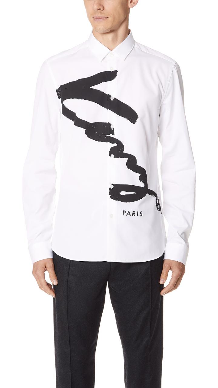 Kenzo Signature Urban Slim Shirt