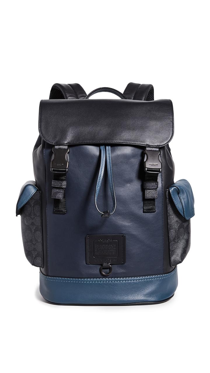 Coach New York Signature Blocking Rivington Backpack