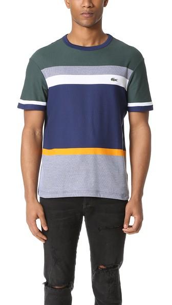 Lacoste Engineered Stripe Tee