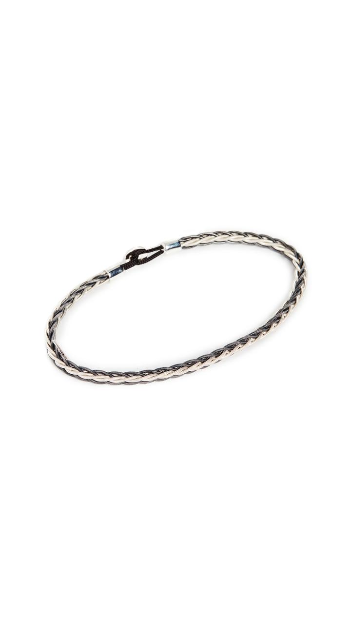 Miansai Sterling Silver Nexus Wire Bracelet