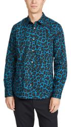 Paul Smith Long Sleeve Leopard Print Slim Fit Shirt