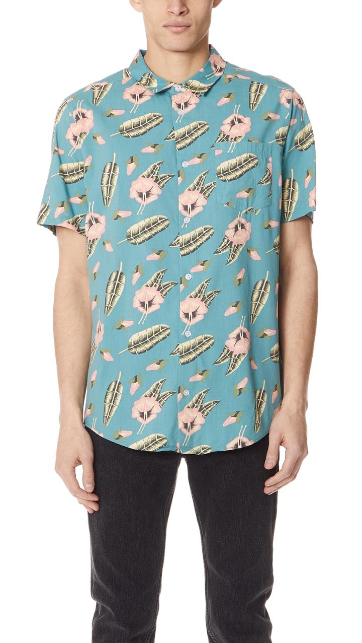 Rvca X Pelletier Trunk Short Sleeve Shirt