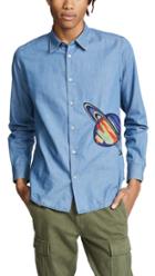 Paul Smith Saturn Embroidery Slim Fit Shirt