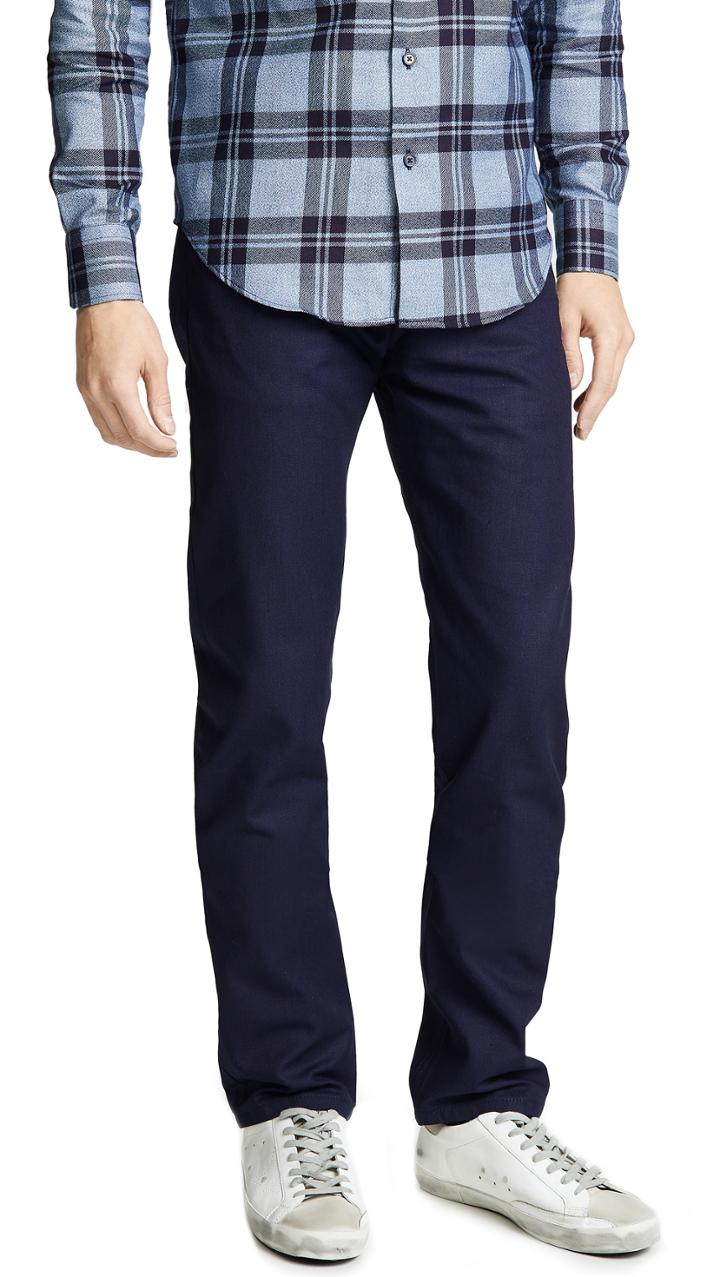 Naked Famous Weird Guy Indigo Duck Selvedge Jeans