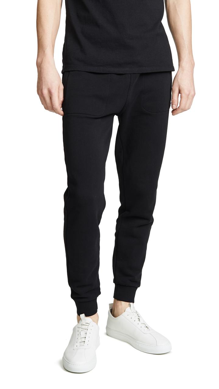 Maison Kitsune Fox Patch Jogger Pants