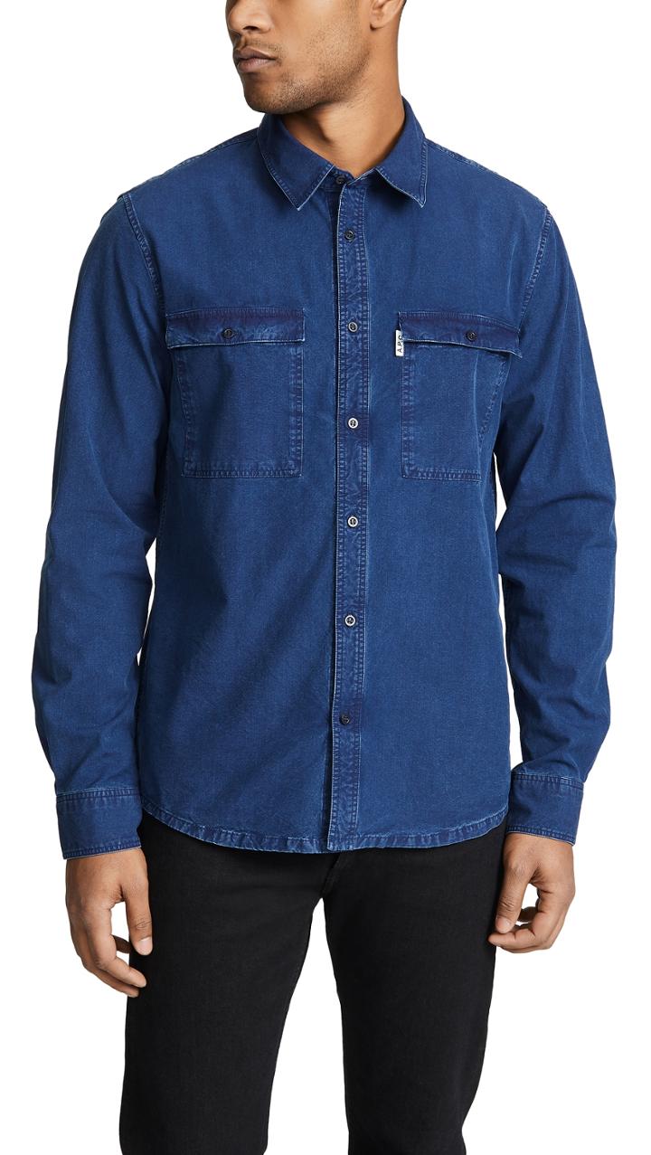 A P C Enrico Overshirt