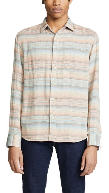 Faherty Long Sleeve Reversible Belmar Shirt