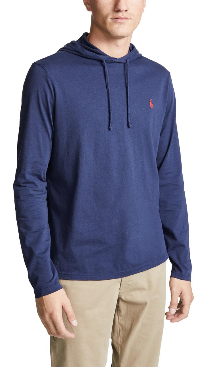 Polo Ralph Lauren Long Sleeve Hooded Tee Shirt