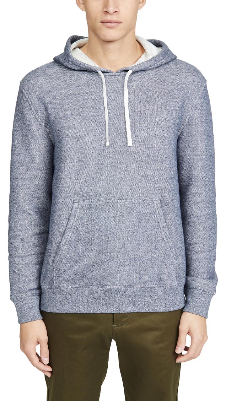 Vince Long Sleeve Pullover Heavyweight Hoodie