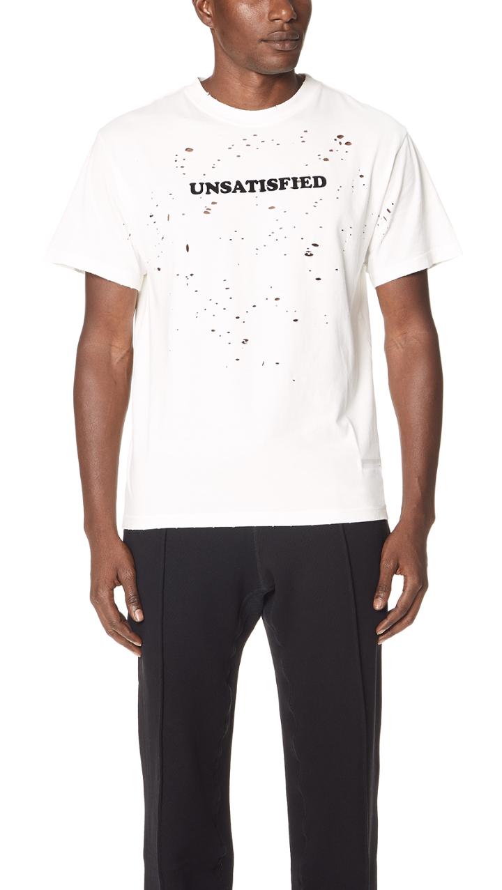 Satisfy Unsatisfied Moth Eaten Tee
