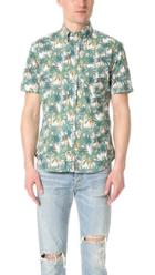 Gitman Vintage Short Sleeve Am Palm Shirt