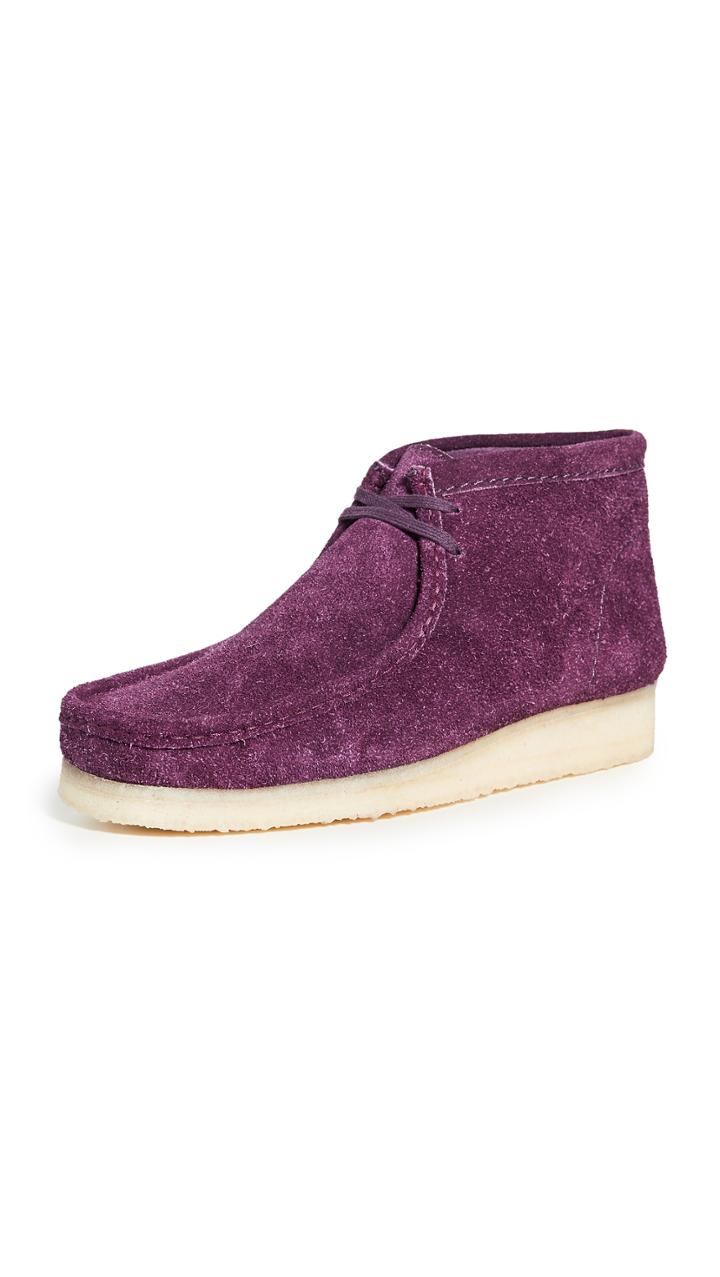 Clarks Hairy Suede Wallabee Boots