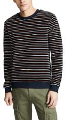 A P C Striped Crew Neck Sweatshirt