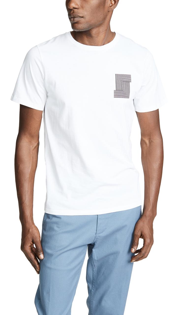 Saturdays Nyc S Interlock Short Sleeve Tee