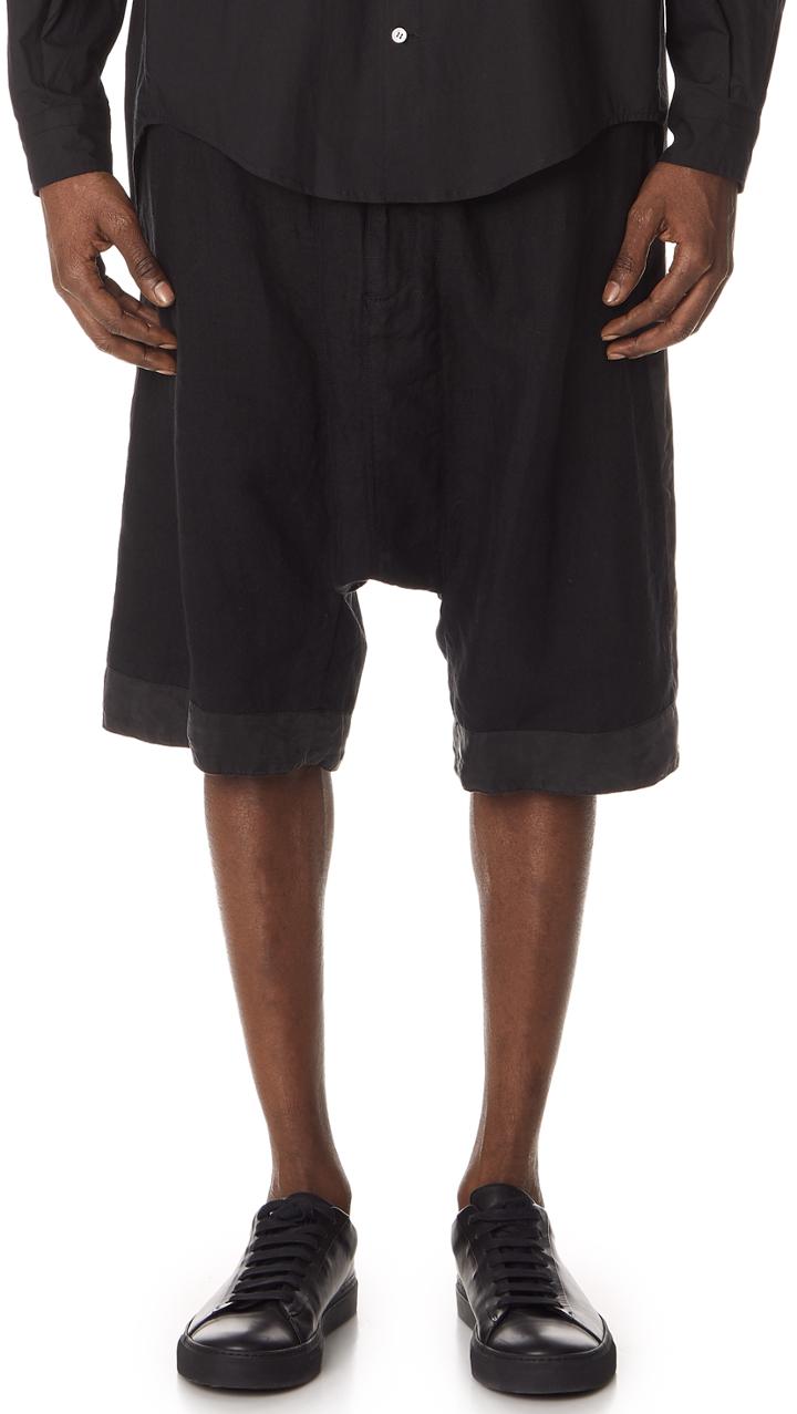 Robert Geller The Washed Linen Shorts