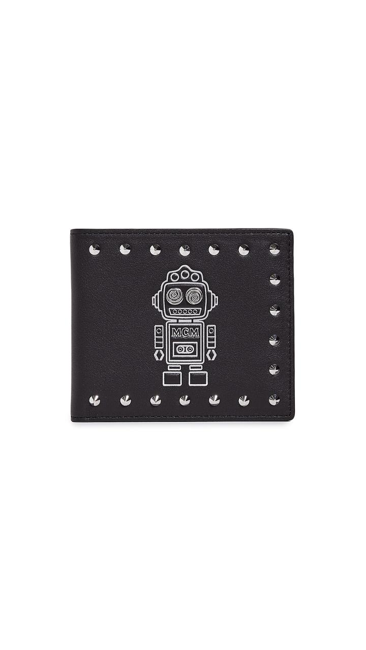 Mcm Roboter Series Flap Wallet