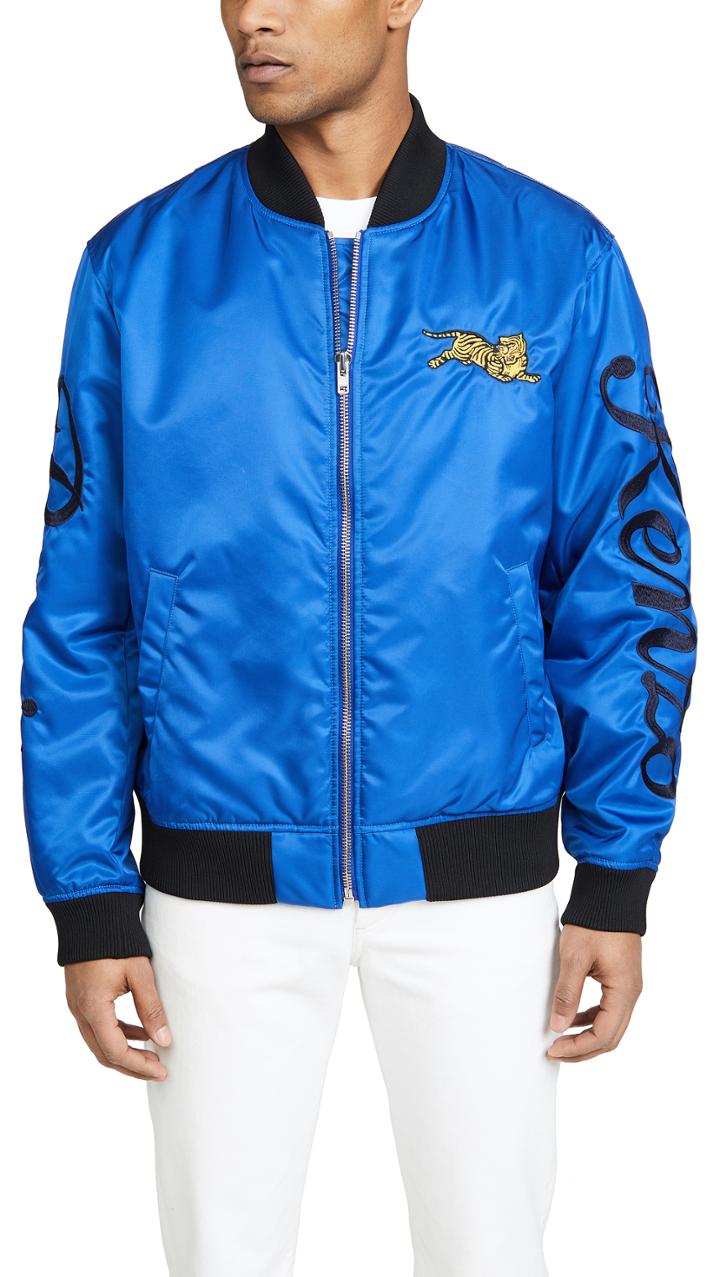 Kenzo Jumping Tiger Crest Bomber Jacket