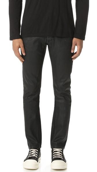 Rick Owens Drkshdw Detroit Waxed Jeans