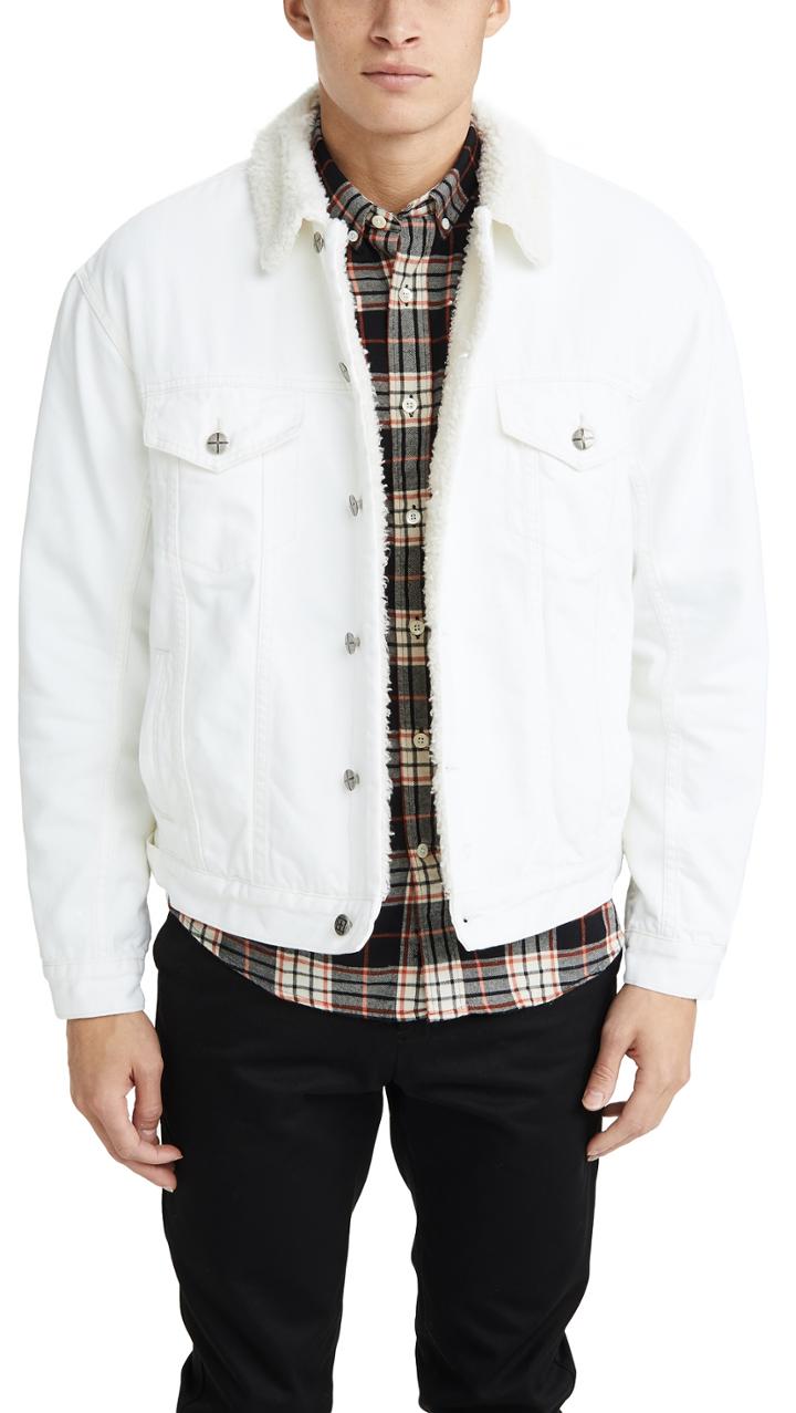 Ksubi Oh G Sherpa Trucker Jacket