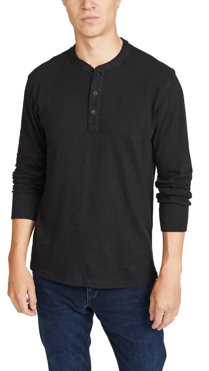 Rag Bone Standard Issue Long Sleeve Classic Henley
