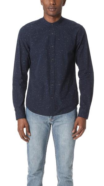 Scotch Soda Long Sleeve Crispy Cotton Shirt