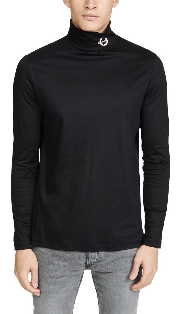 Fred Perry By Raf Simons Raf Simons Long Sleeve Rollneck Tee Shirt