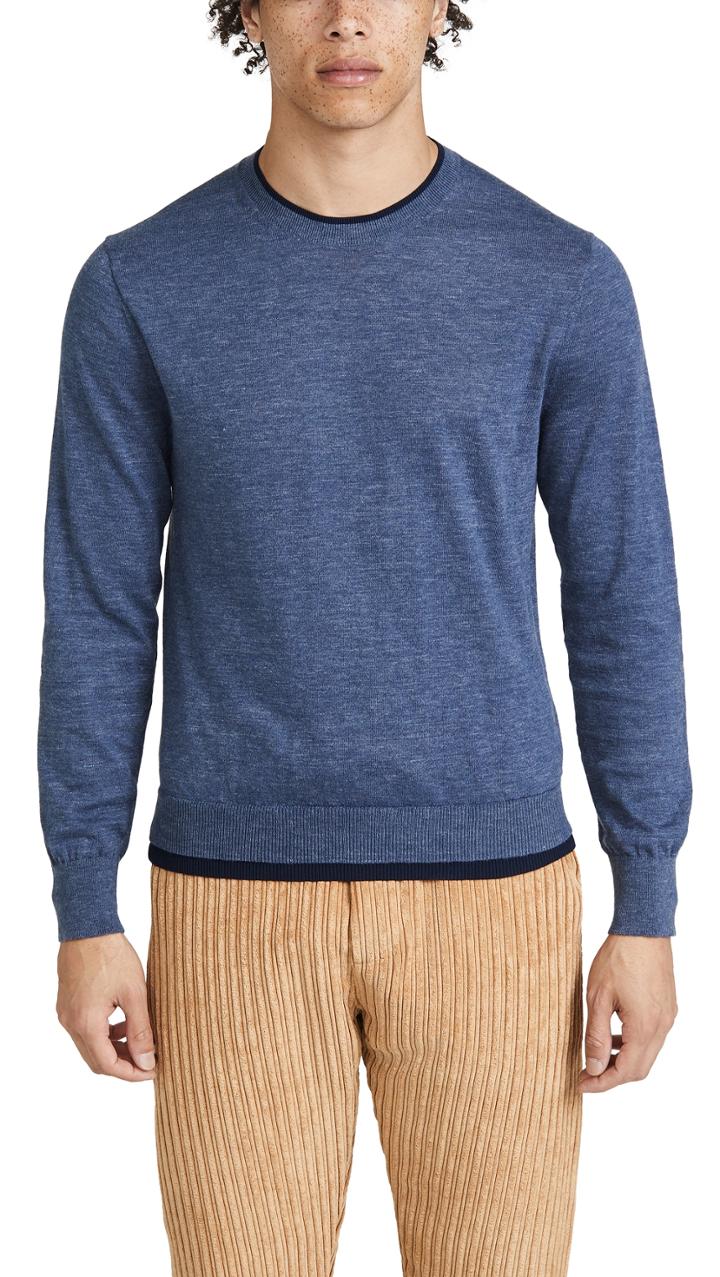Club Monaco Double Hem Crew Sweater