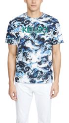 Kenzo Kenzo Paris All Over Print Short Sleeve Tee Shirt