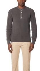 Vince Long Sleeve Thermal Henley