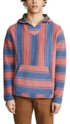 Faherty Pullover Terry Baja Poncho Hoodie