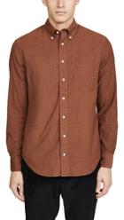 Gitman Vintage Italian Printed Corduroy Button Down Shirt