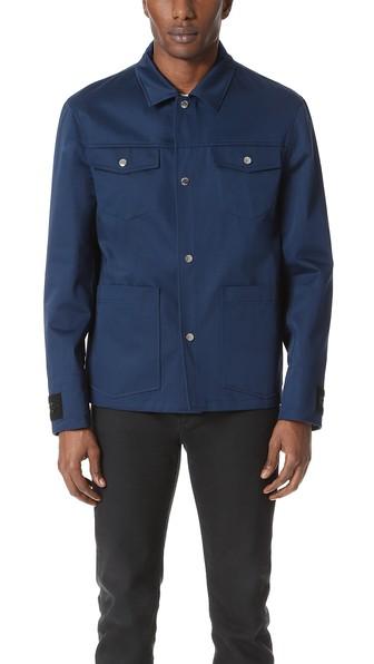 Kenzo Cotton Gabardine Shirt Jacket