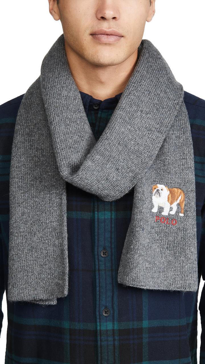 Polo Ralph Lauren Bulldog Scarf