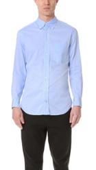 Gitman Vintage Long Sleeve Blue Zephyr Oxford Shirt