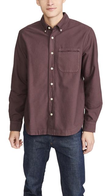 Albam Vintage Button Down Oxford Shirt