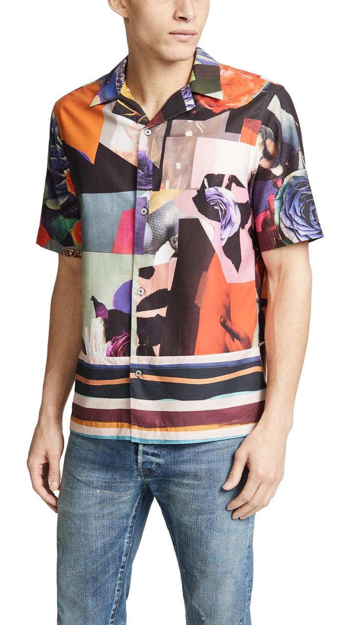 Paul Smith Floral Print Shirt